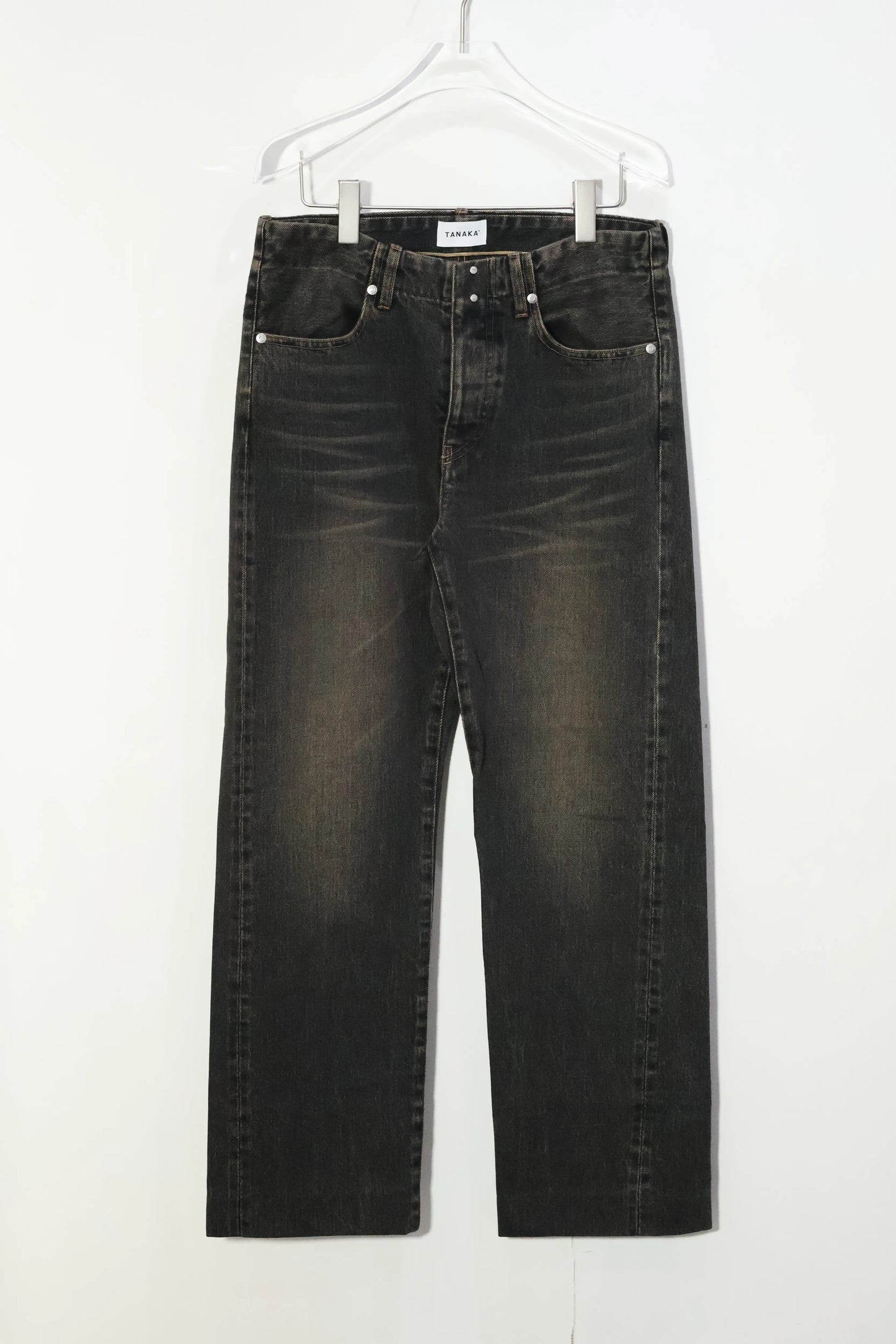 TANAKA - NEW CLASSIC JEAN TROUSERS - DUSTY BLACK