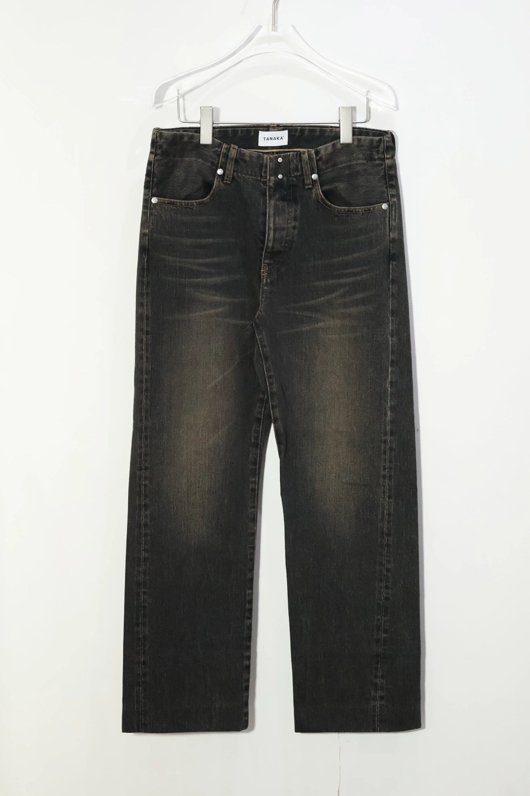 TANAKA - NEW CLASSIC JEAN TROUSERS - DUSTY BLACK