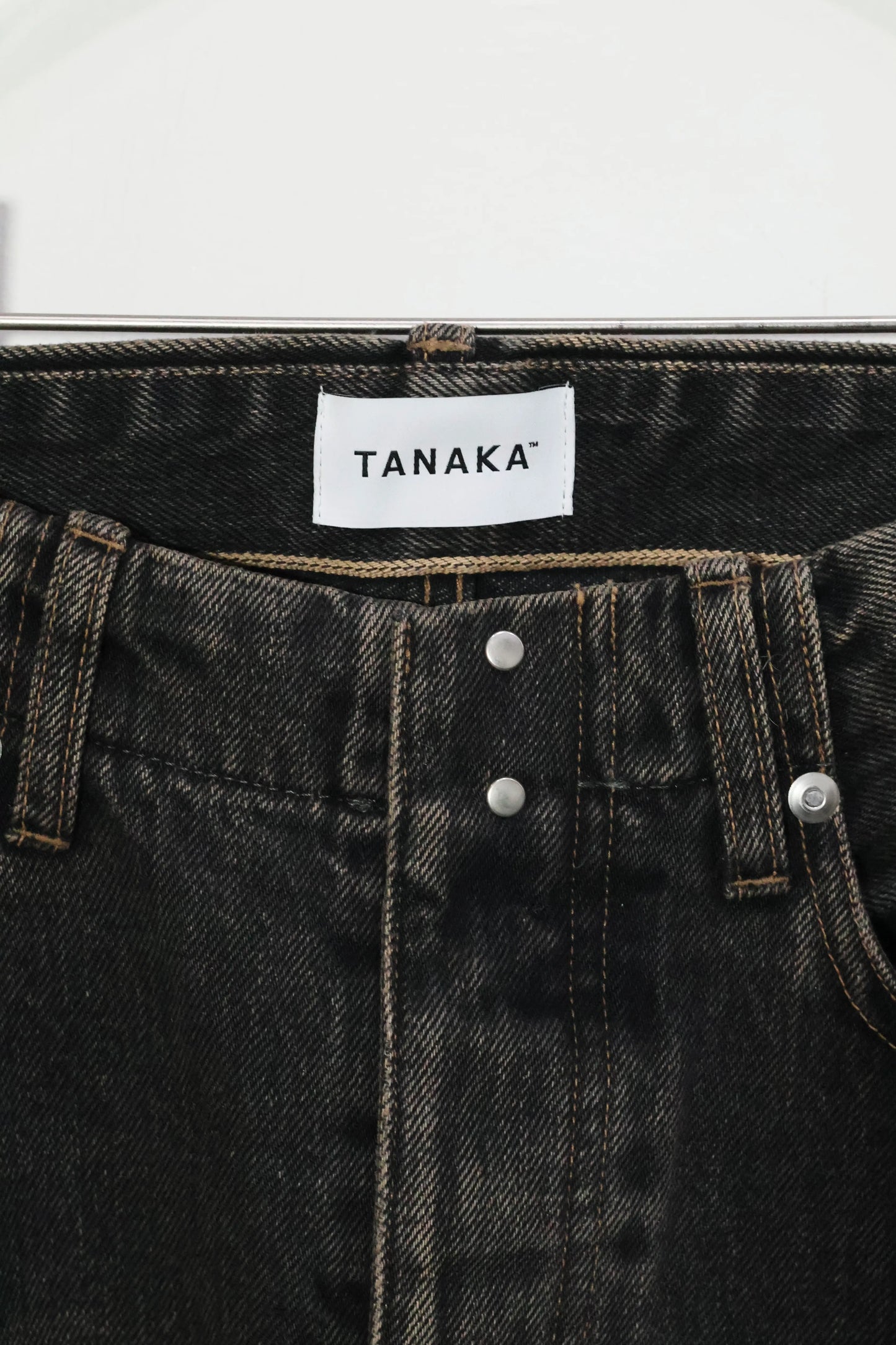 TANAKA - NEW CLASSIC JEAN TROUSERS - DUSTY BLACK