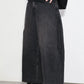 TANAKA - WIDE CROPPED JEANS - PINKY BLACK