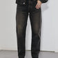 TANAKA - NEW CLASSIC JEAN TROUSERS - 黯淡黑