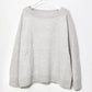 nakedgauge - MERINO WOOL PULLOVER - GRAY