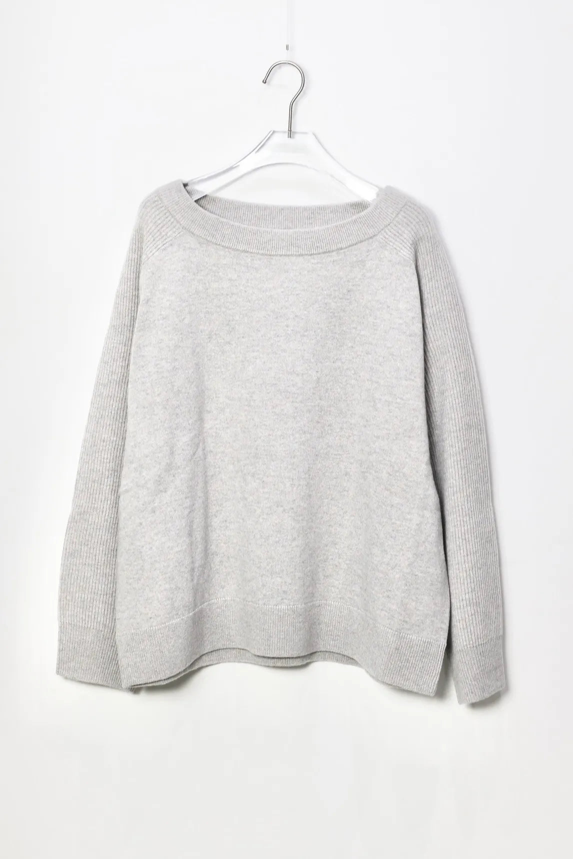 nakedgauge - MERINO WOOL PULLOVER - GRAY