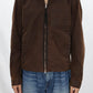 TANAKA - UTILITY JEAN JACKET - BROWN CANVAS