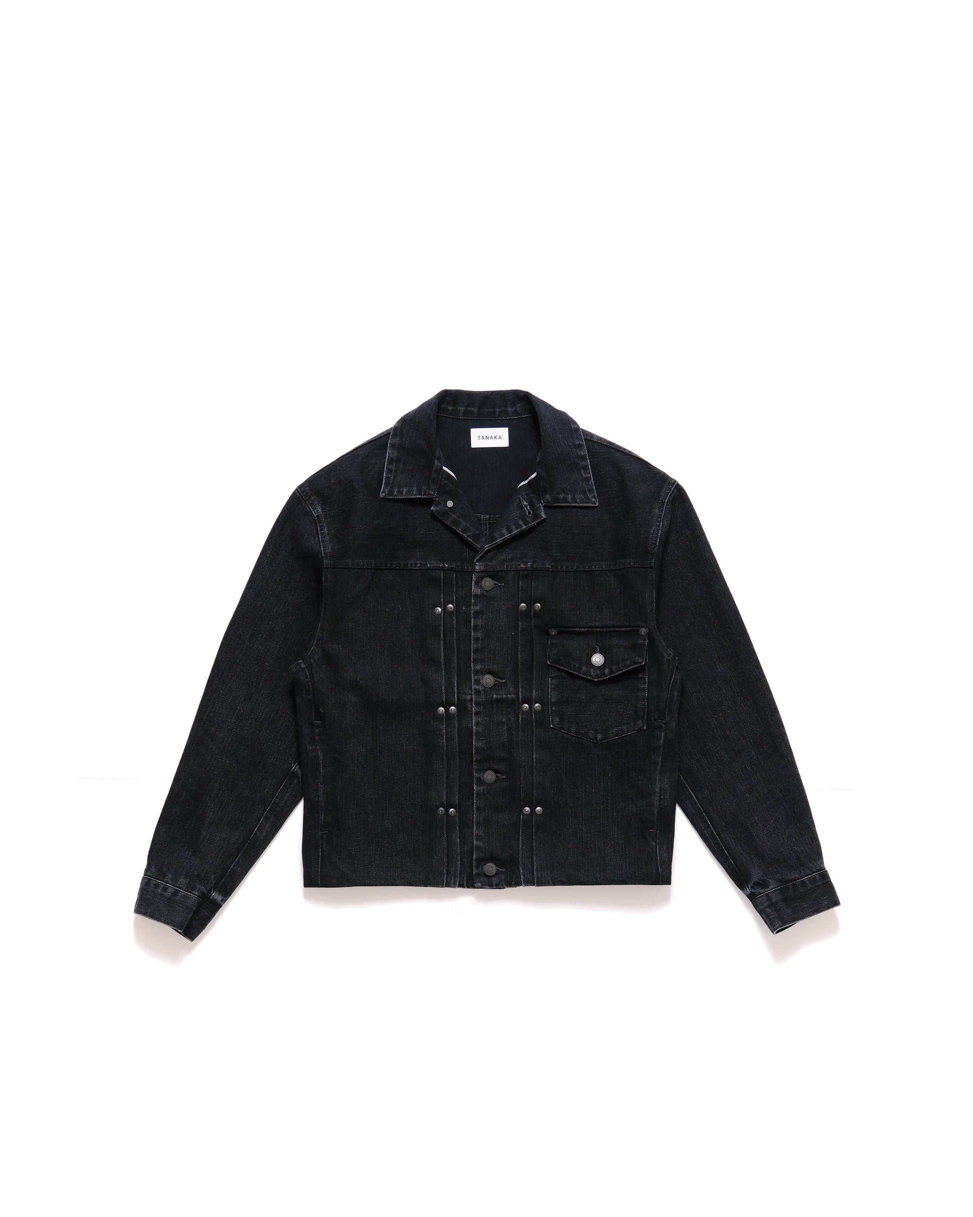 TANAKA - THE JEAN JACKET - BLACK – un TANAKA - THE JEAN JACKET - BLACK – un