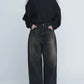 INSCRIRE - Baggy 5 Pocket - BLACK USED
