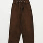 INSCRIRE - Baggy 5 Pocket - RED BROWN USED