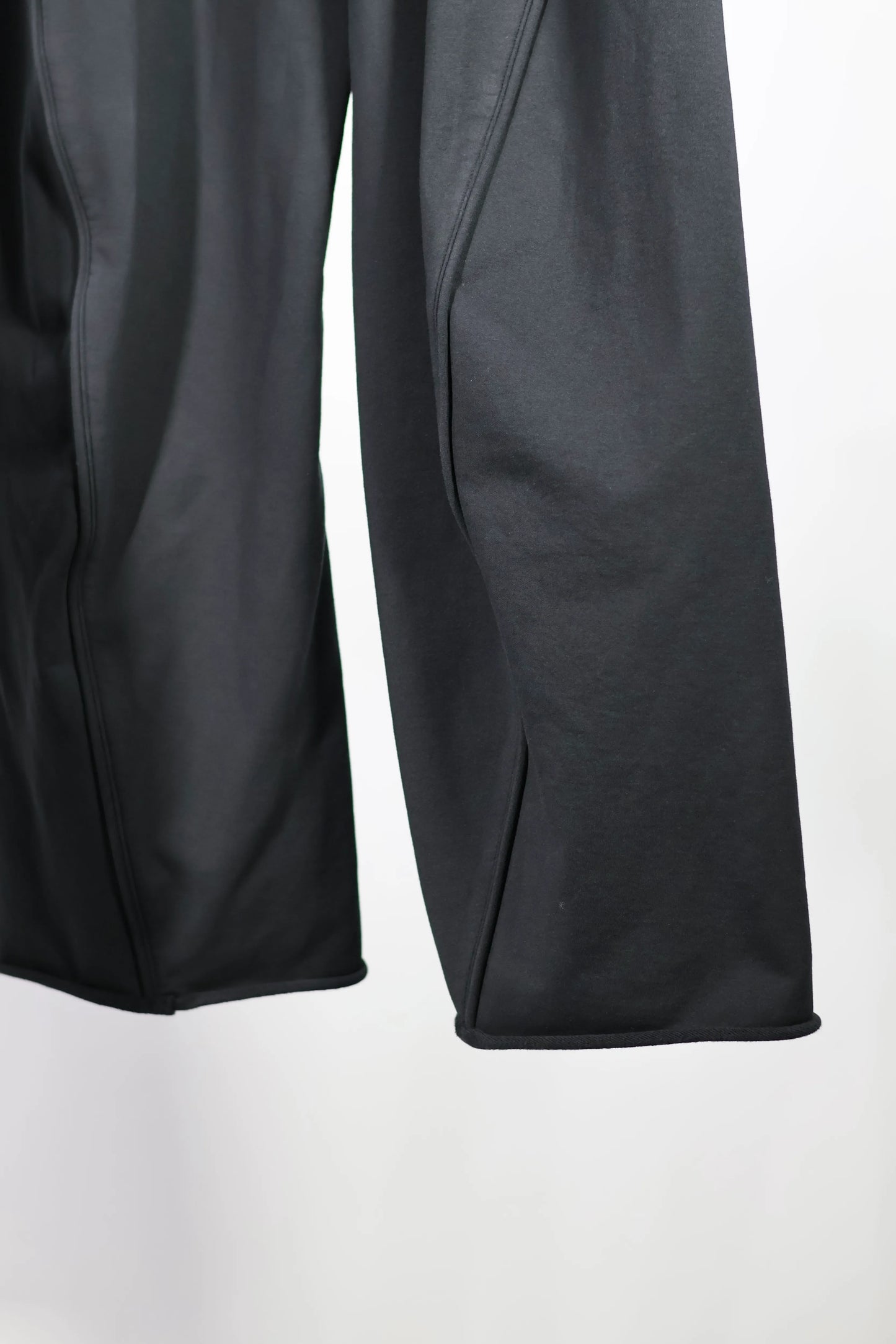 KANEMASA PHIL. - 36G Fine Sweat Draping Easy Pants - BLACK DYE
