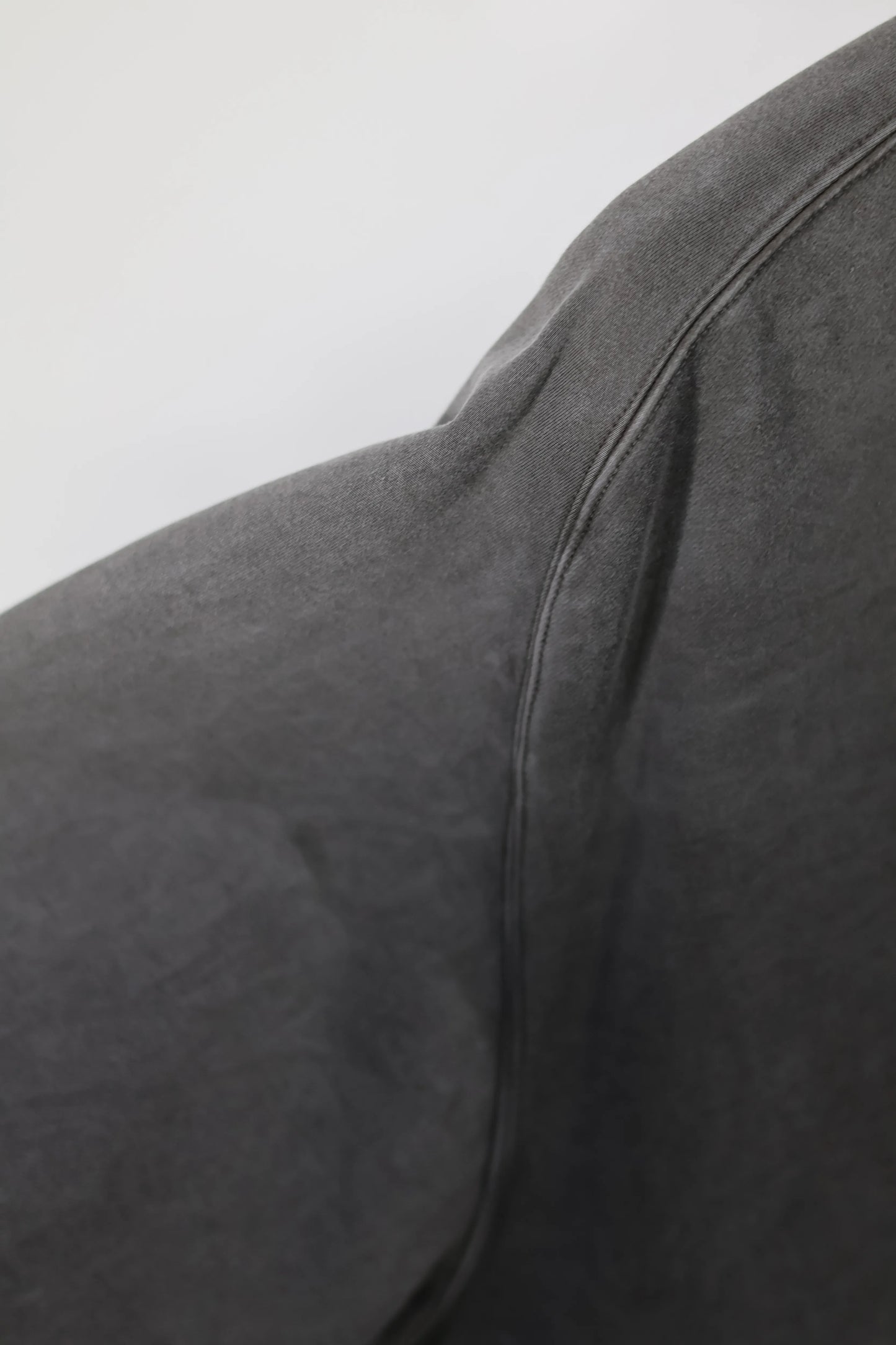 KANEMASA PHIL. - 36G Fine Sweat Freedom Sleeve Pullover - CHARCOAL PIGMENT