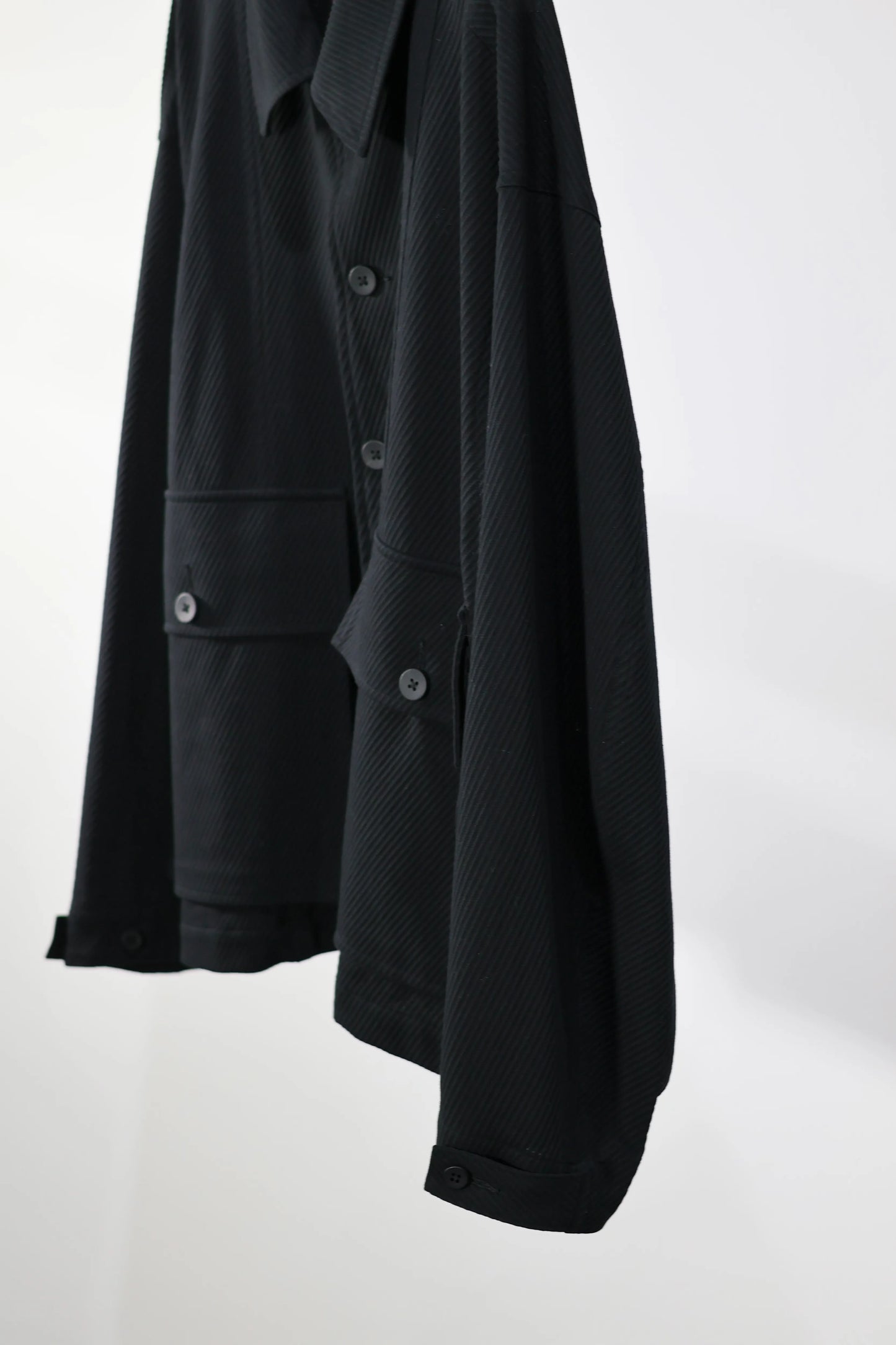 KANEMASA PHIL. - 28G High Twist Work Jacket - BLACK