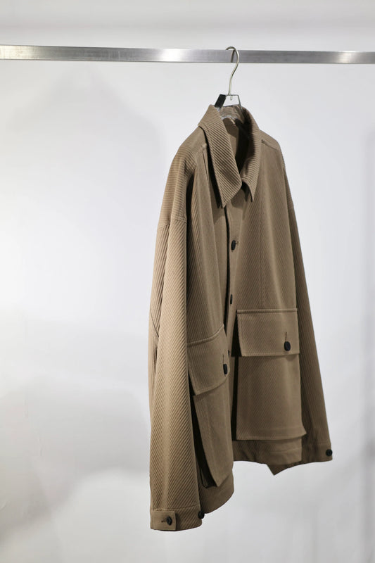 KANEMASA PHIL. - 28G High Twist Work Jacket - KHAKI