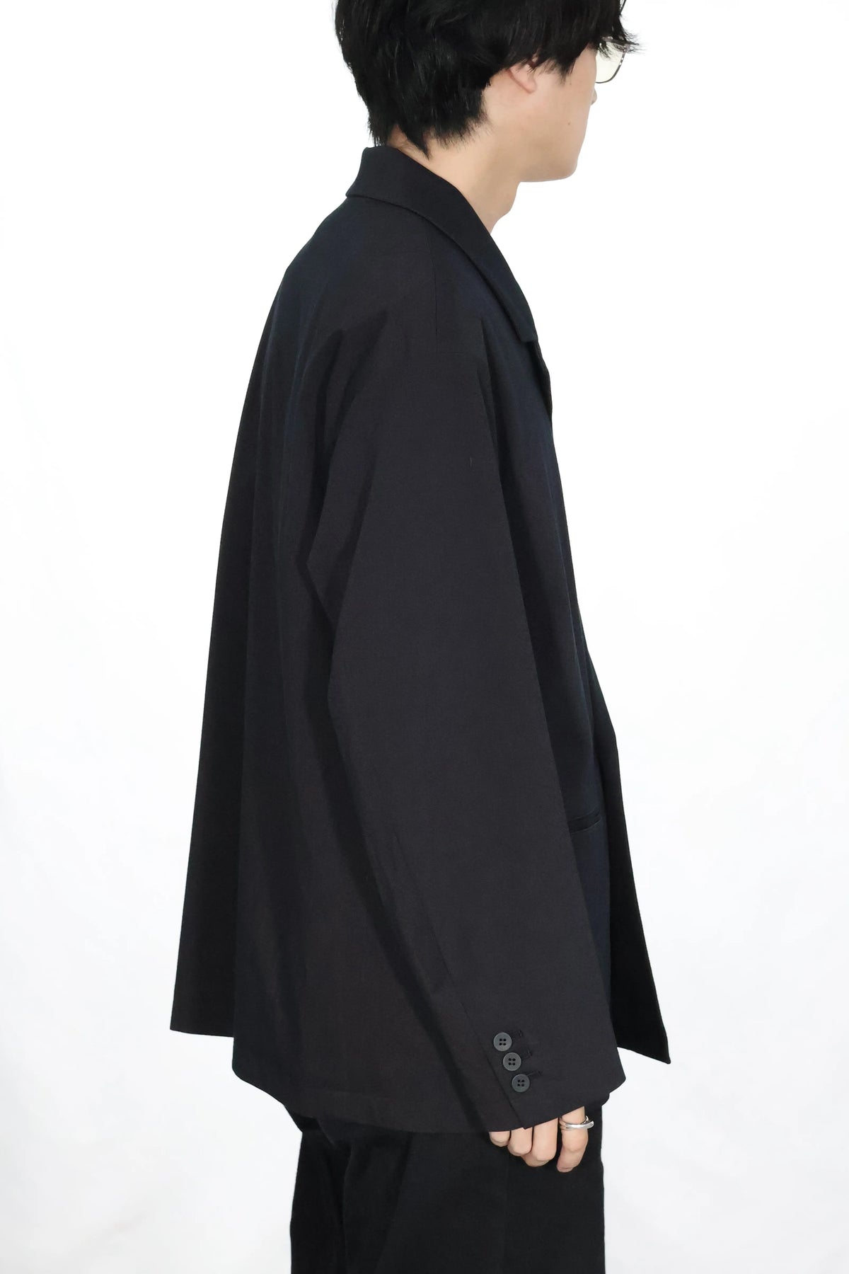 KANEMASA PHIL. - 46G Solaro Double Jacket - BLACK BROWN