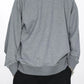 KANEMASA PHIL. - 36G Raglan Heather Pullover - CHARCOAL DYE