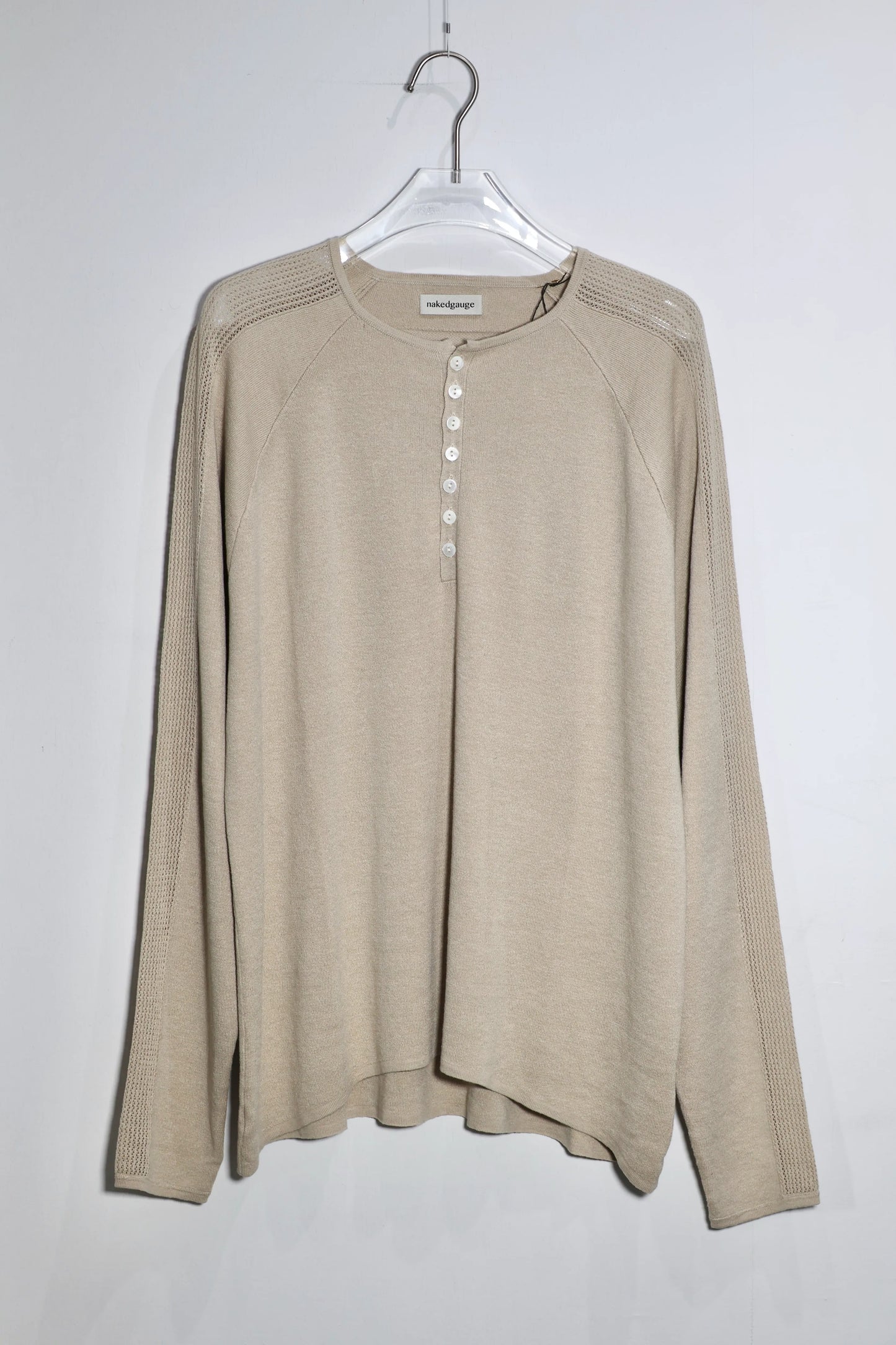 nakedgauge - GLEANER SHIRT - GREIGE