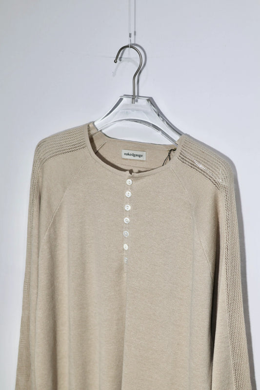 nakedgauge - GLEANER SHIRT - GREIGE