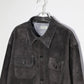 nakedgauge - GOAT SUEDE CPO JACKET - GRAY