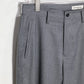 nakedgauge - WOOL GABARDINE ASHLEY SLACKS - GRAY