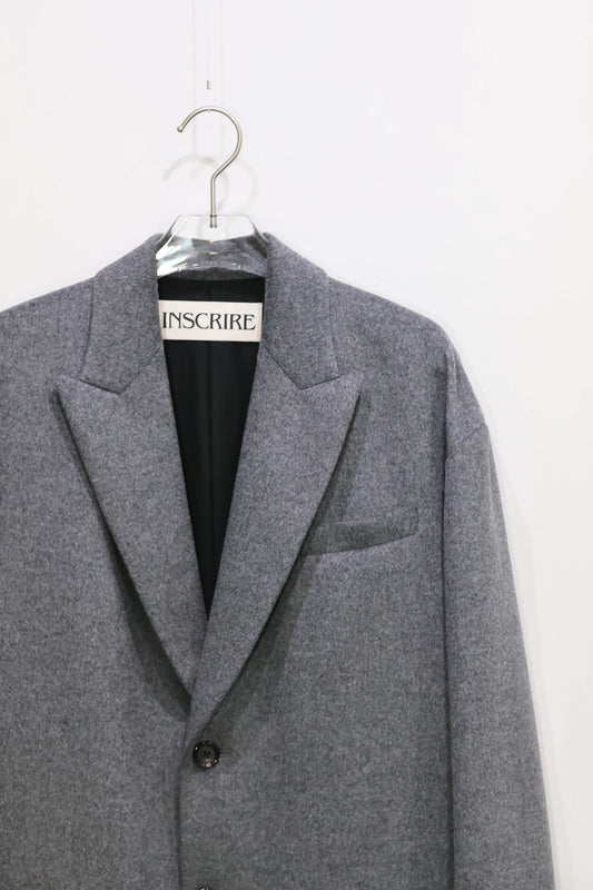 INSCRIRE - Cashmere Over Jacket - GREY