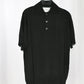 house of naked - SILK × CASHMERE 80POLO SS - BLACK