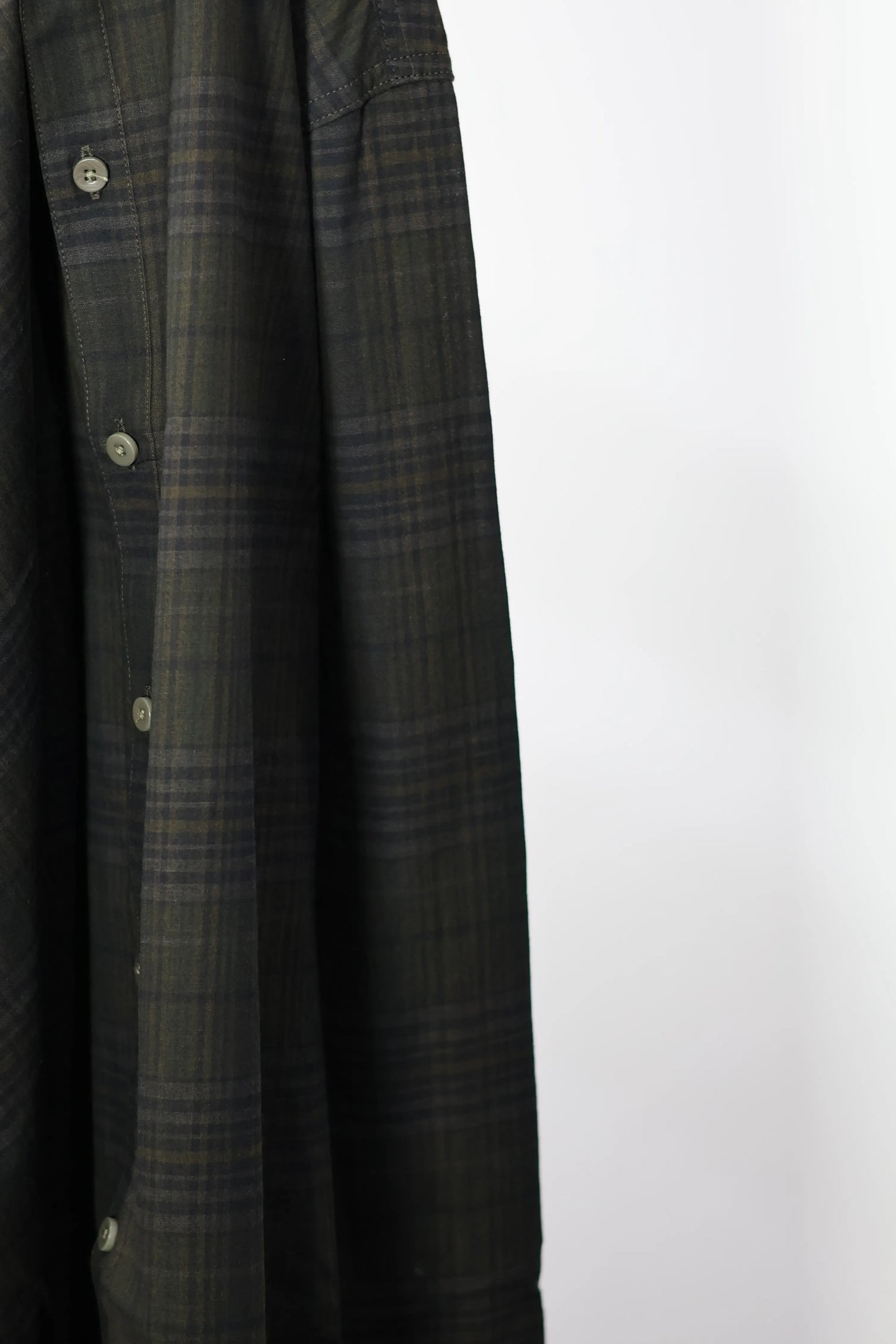 nakedgauge - MADRAS CHECK SHIRT LS - YELLOW CHECK