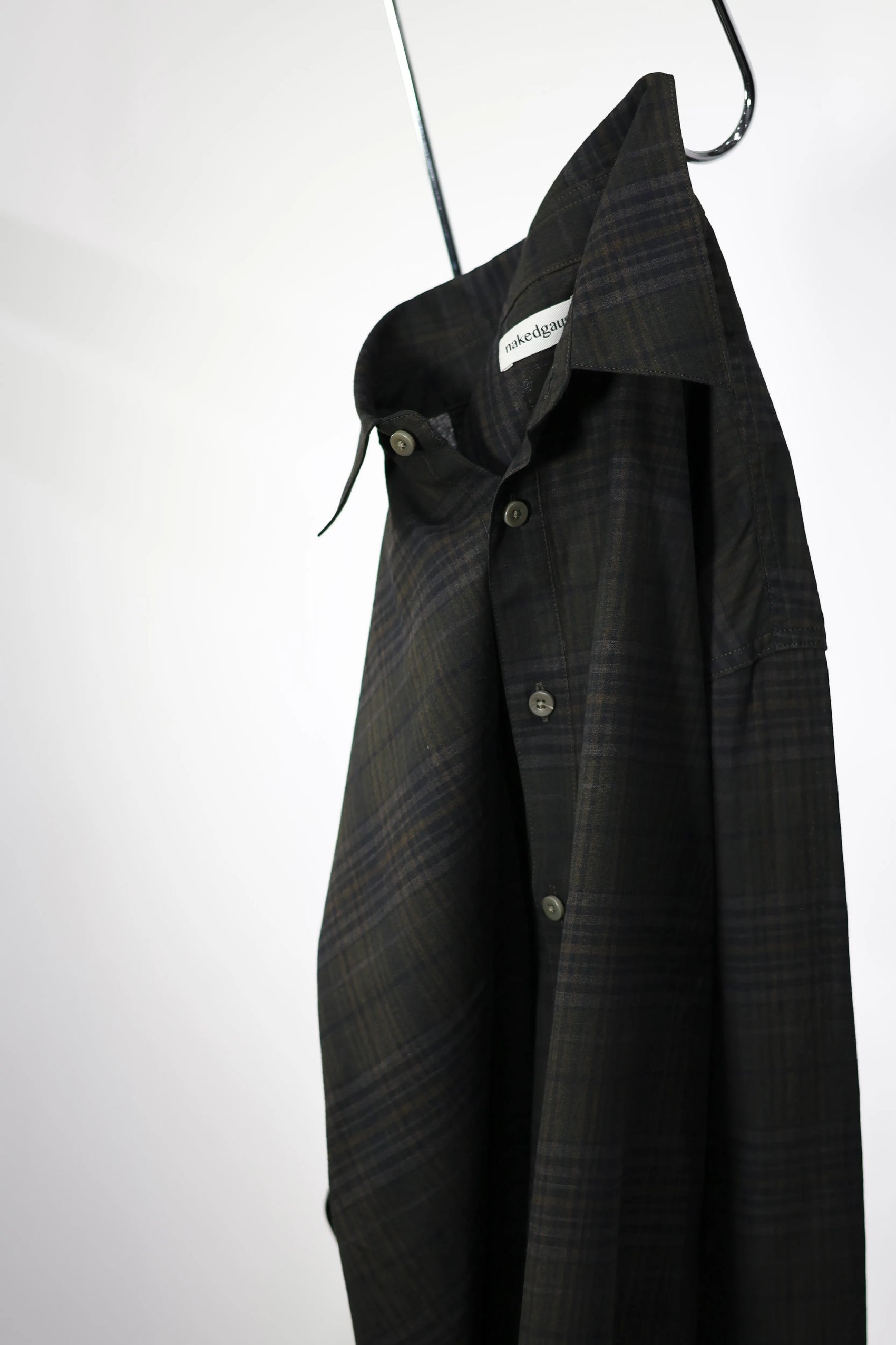 nakedgauge - MADRAS CHECK SHIRT LS - YELLOW CHECK
