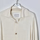 house of naked - SILK × CASHMERE CARDIGAN I - RAW WHITE