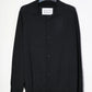 house of naked - SILK × CASHMERE CARDIGAN I - BLACK
