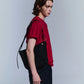 SimplyComplicated - JUTE CANVAS MINI BAG - BLACK
