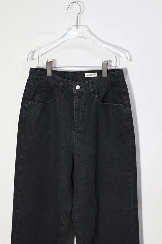 nakedgauge - ZIMBABWE COTTON DENIM ASHLEY JEANS - FD GRAY
