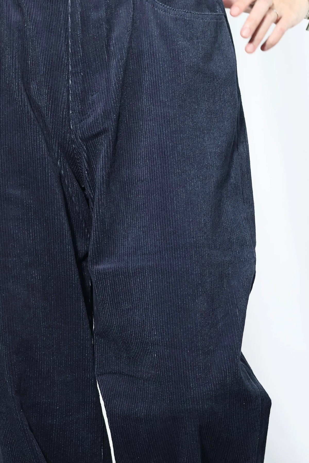 nakedgauge - INDIGO CORDUROY ASHLEY PANTS - INDIGO