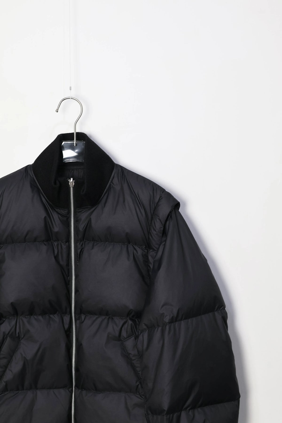 08sircus x TAION - Down detachable bomber - BLACK