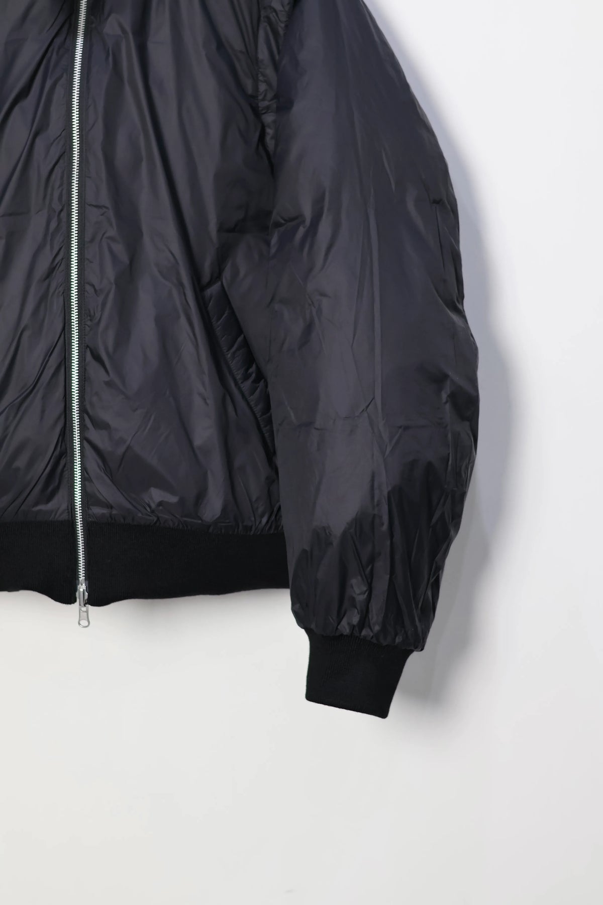 08sircus x TAION - Down detachable bomber - BLACK
