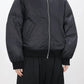 08sircus x TAION - Down detachable bomber - BLACK