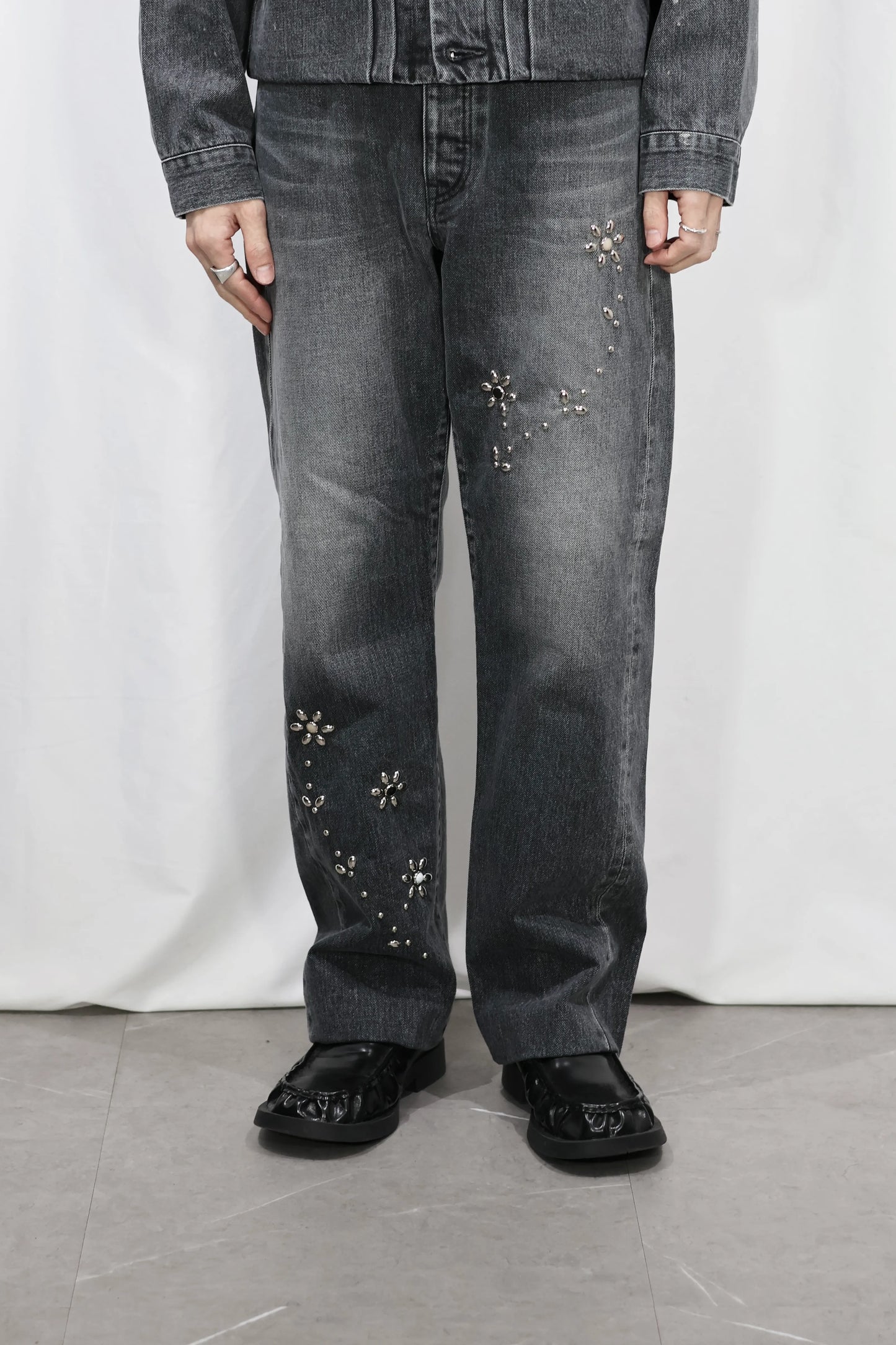 TANAKA - NEW CLASSIC JEAN TROUSERS - GRAY(BIJOU)