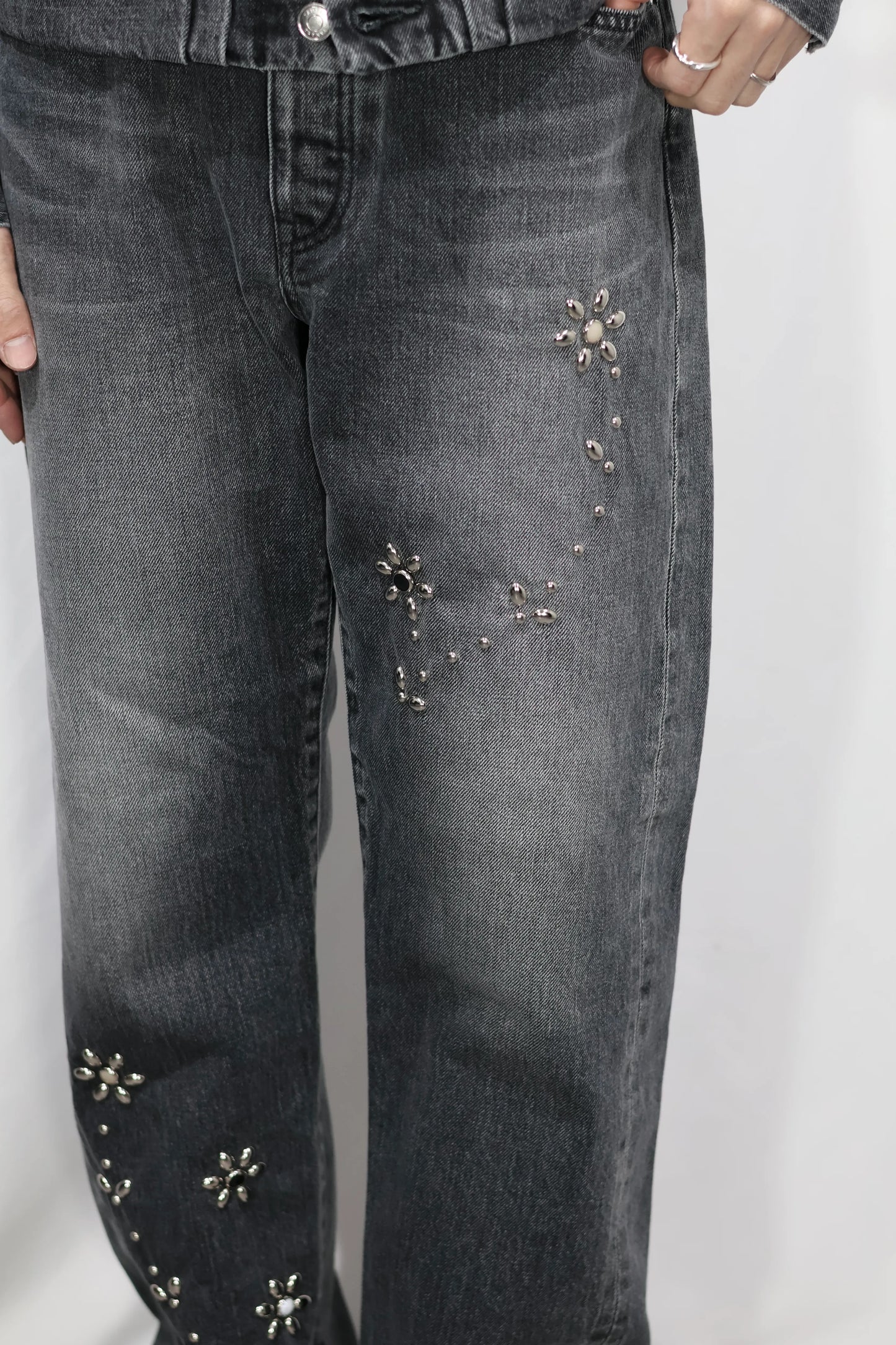 TANAKA - NEW CLASSIC JEAN TROUSERS - GRAY(BIJOU)