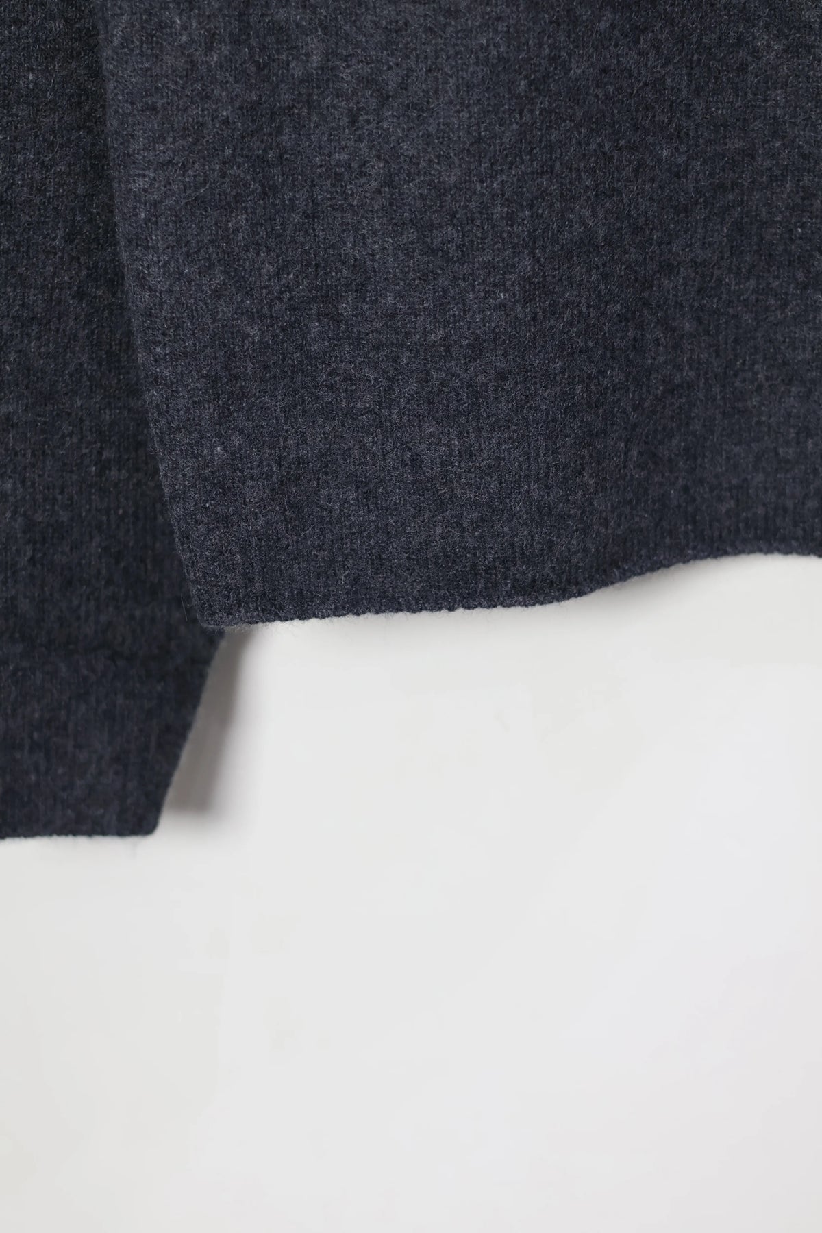 nakedgauge - COMFORT TOUCH DOUBLE COLLAR PULLOVER - CHARCOAL GRAY