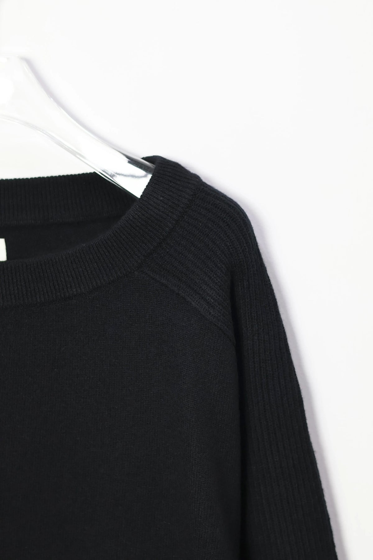 nakedgauge - MERINO WOOL PULLOVER - BLACK