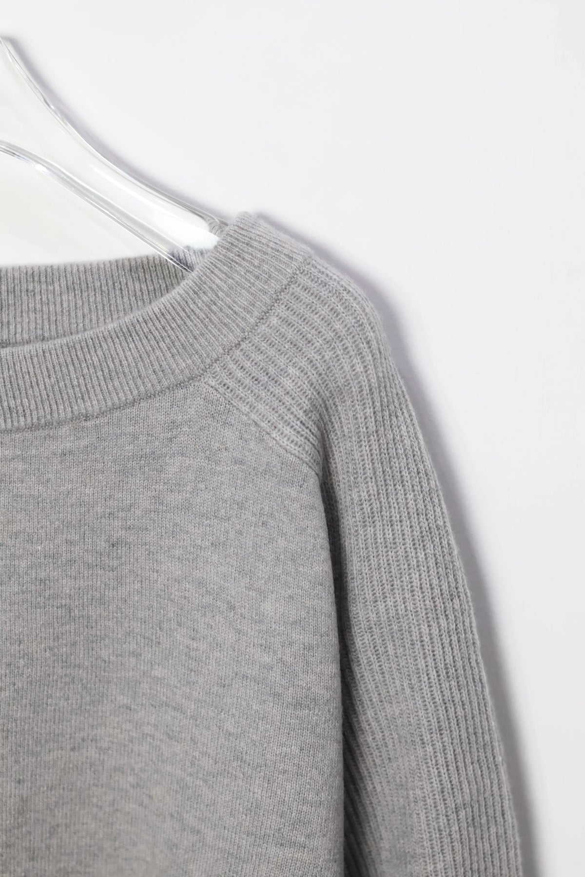 nakedgauge - MERINO WOOL PULLOVER - GRAY