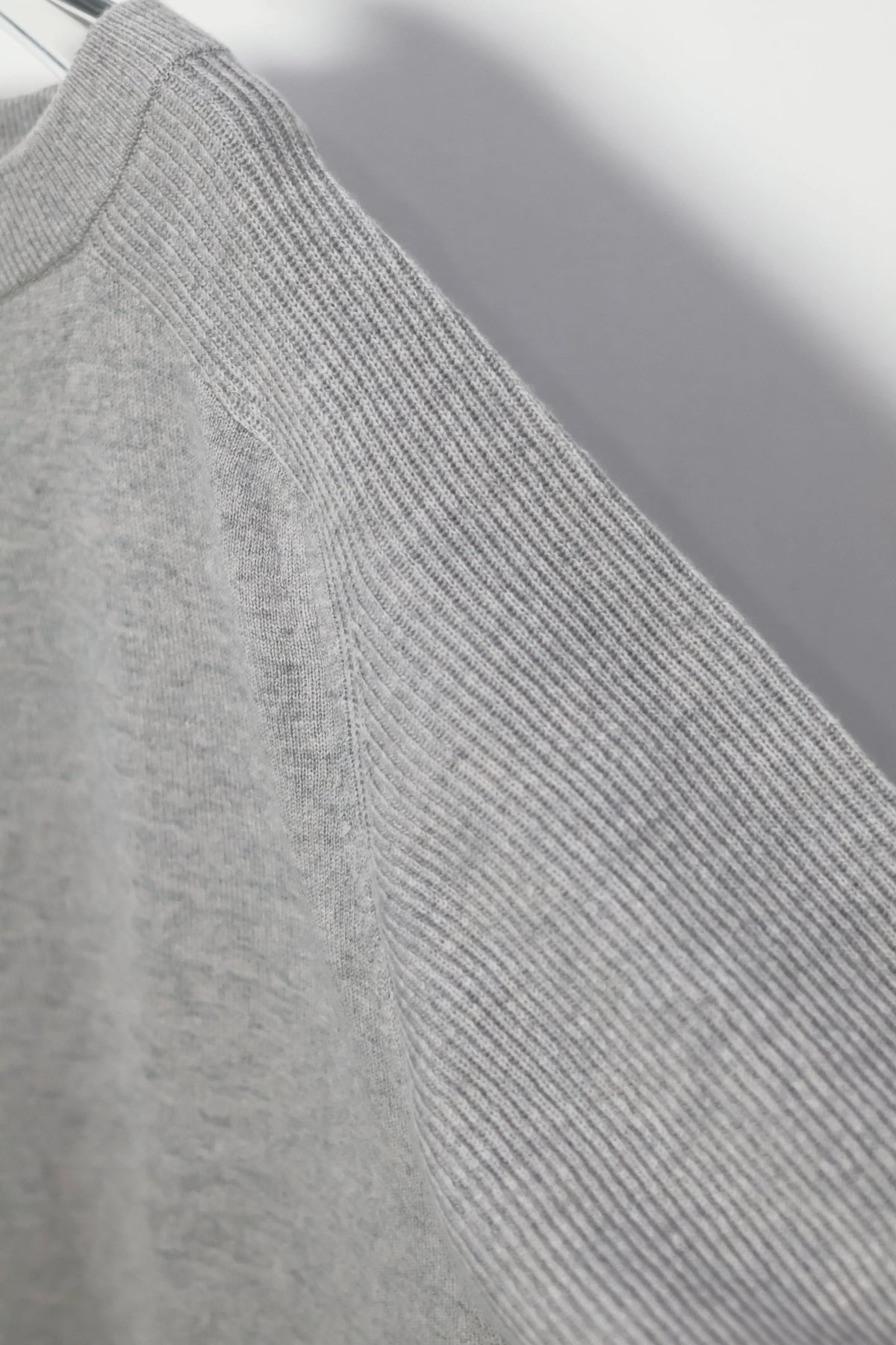 nakedgauge - MERINO WOOL PULLOVER - GRAY