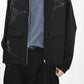 TANAKA - REVERSIBLE JACKET - BLACK/LINEN(EMBROIDERY)