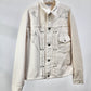 TANAKA - THE JEAN JACKET - WHITE(EMBROIDERY)