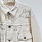 TANAKA - THE JEAN JACKET - WHITE(EMBROIDERY)