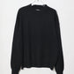 house of naked - INNER MONGORIAN CASHMERE CREWNECK KNIT Ⅱ - BLACK