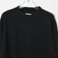 house of naked - INNER MONGORIAN CASHMERE CREWNECK KNIT Ⅱ - BLACK