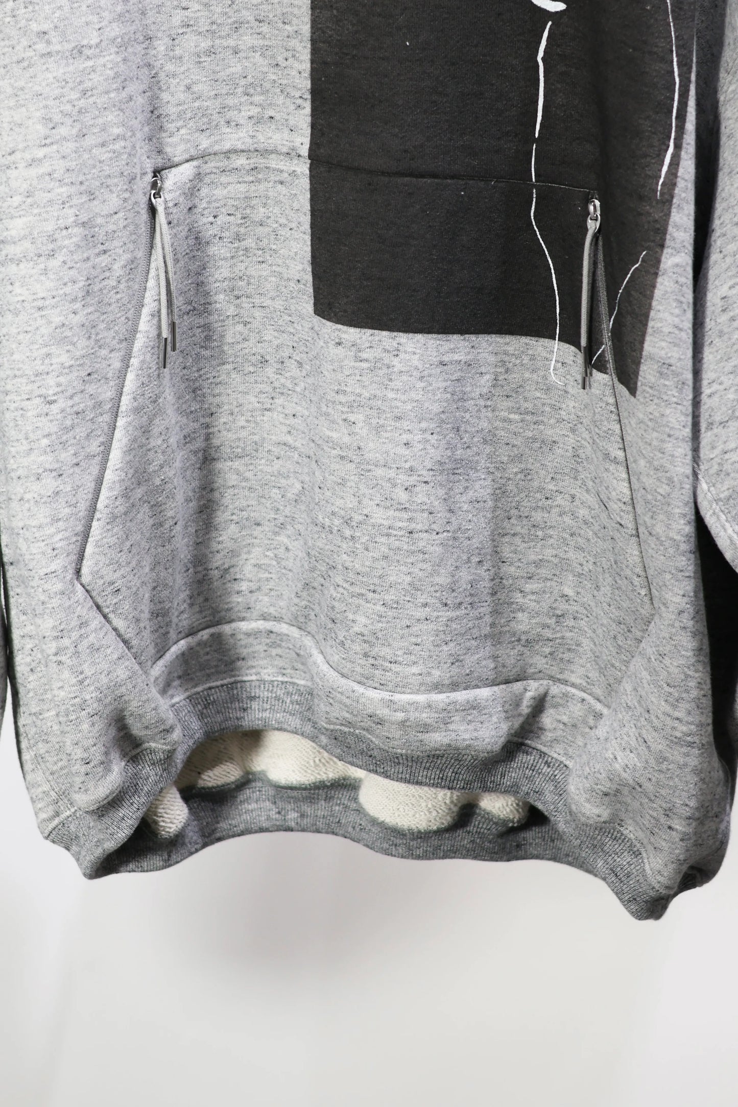 TANAKA - THE SWEAT HOODIE - HEATHER GRAY(CACTUS)