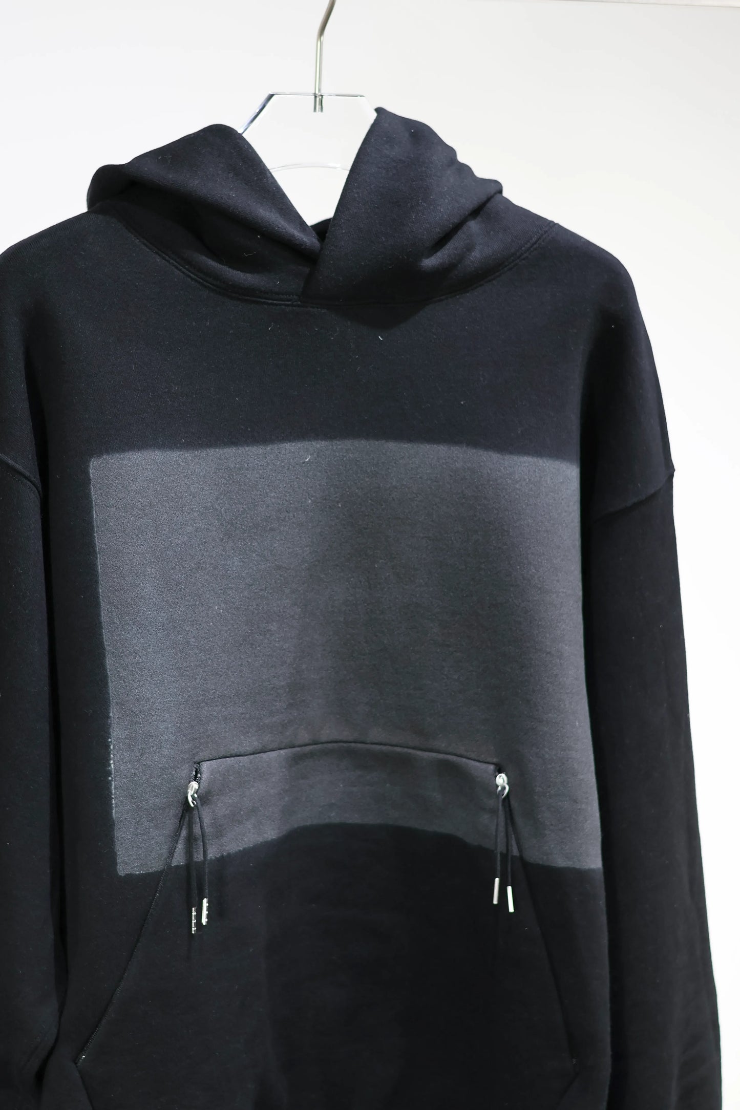 TANAKA - THE SWEAT HOODIE - BLACK(FLOWER)