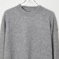house of naked - INNER MONGORIAN CASHMERE CREWNECK KNIT Ⅱ - LIGHT GRAY