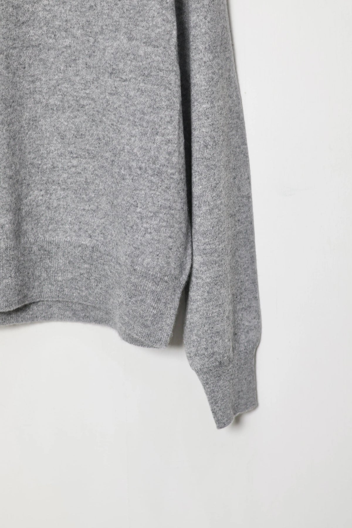 house of naked - INNER MONGORIAN CASHMERE CREWNECK KNIT Ⅱ - LIGHT GRAY