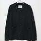 house of naked - INNER MONGORIAN CASHMERE CARDIGAN Ⅱ - BLACK