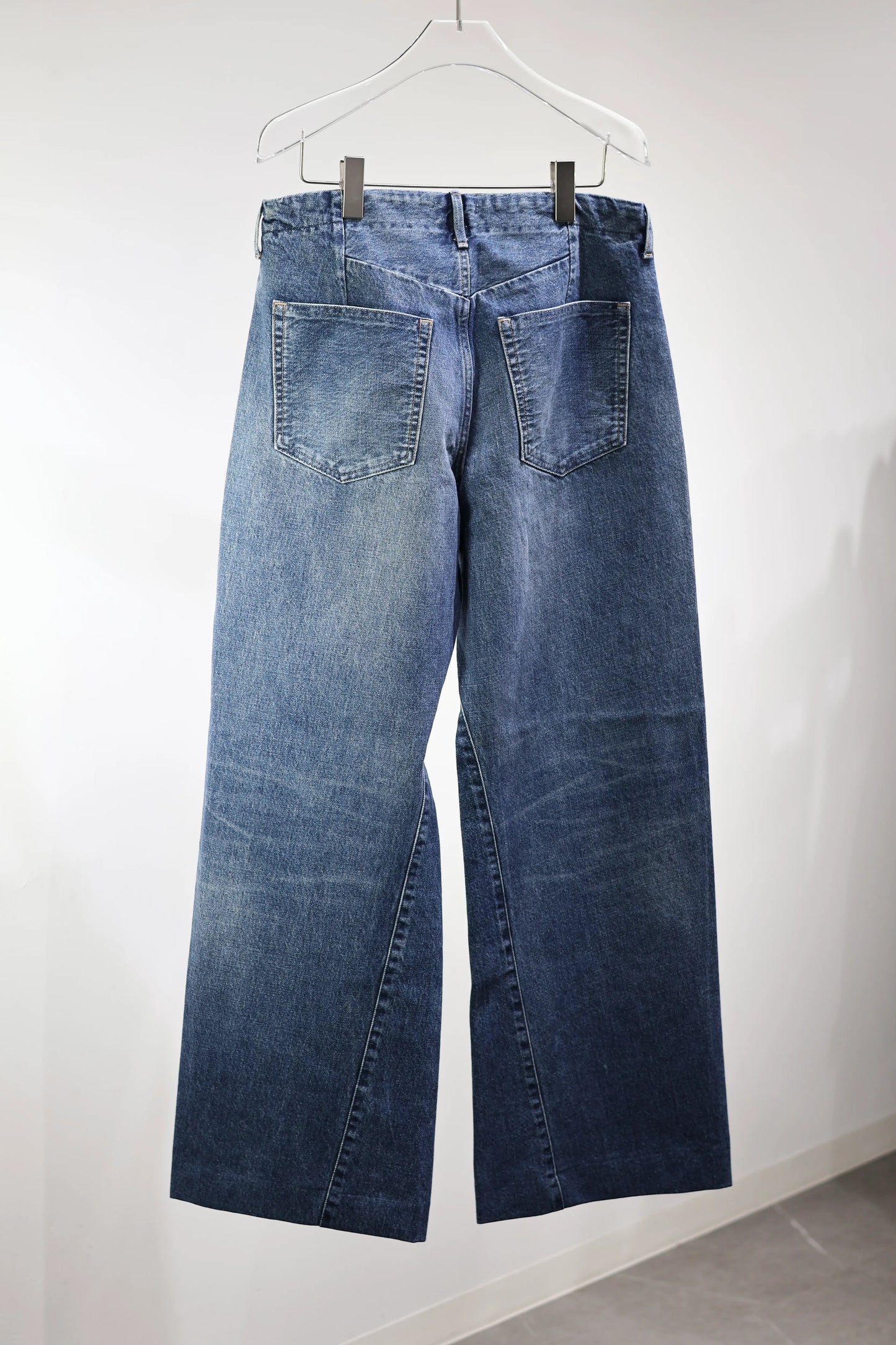 TANAKA - BOY JEAN TROUSERS - VINTAGE MID BLUE
